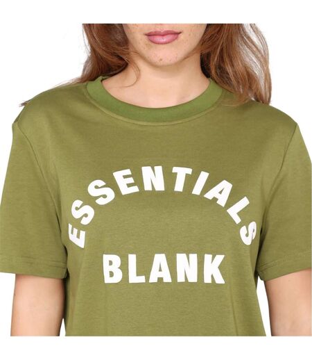 Unisex Adult Arch Cotton T-shirt Moss Blank Essentials