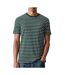 T-Shirt vert homme tommy hilfiger stripe-1