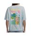 T-shirt bleu femme teddy smith icy-2