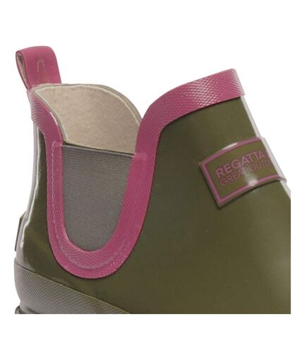 Regatta Great Outdoors Womens/Ladies Harper Low Cut Wellington Boots (Prune/Iron) - UTRG1006
