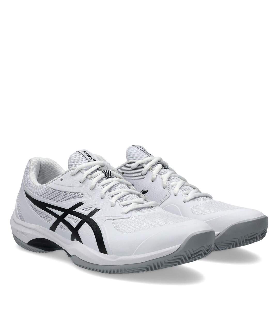 Chaussures De Tennis Game Ff Homme Blanc Orange Clair Asics-4