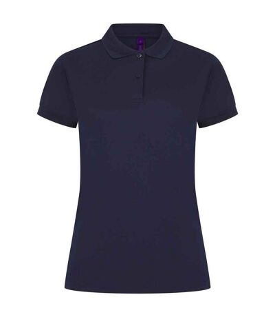 Polo femme bleu marine oxford Henbury Henbury