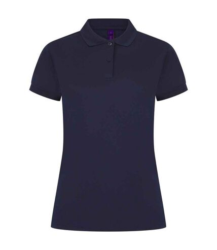 Polo femme bleu marine oxford Henbury Henbury