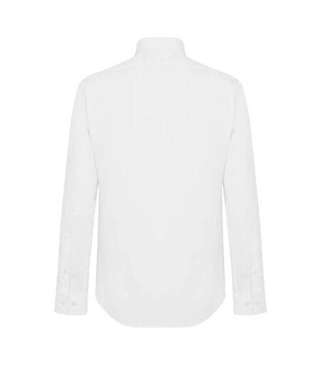 Chemise Manches Longues Homme Blanc Haines And Bonner