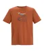 T-shirt Motif/style Bateau Fingal Homme Rouge Orangé Regatta-1