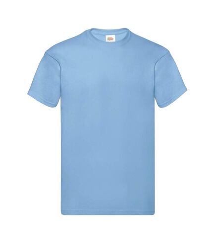 Fruit of the Loom Mens Original T-Shirt (Sky Blue) - UTRW9904