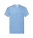 Fruit of the Loom Mens Original T-Shirt (Sky Blue) - UTRW9904