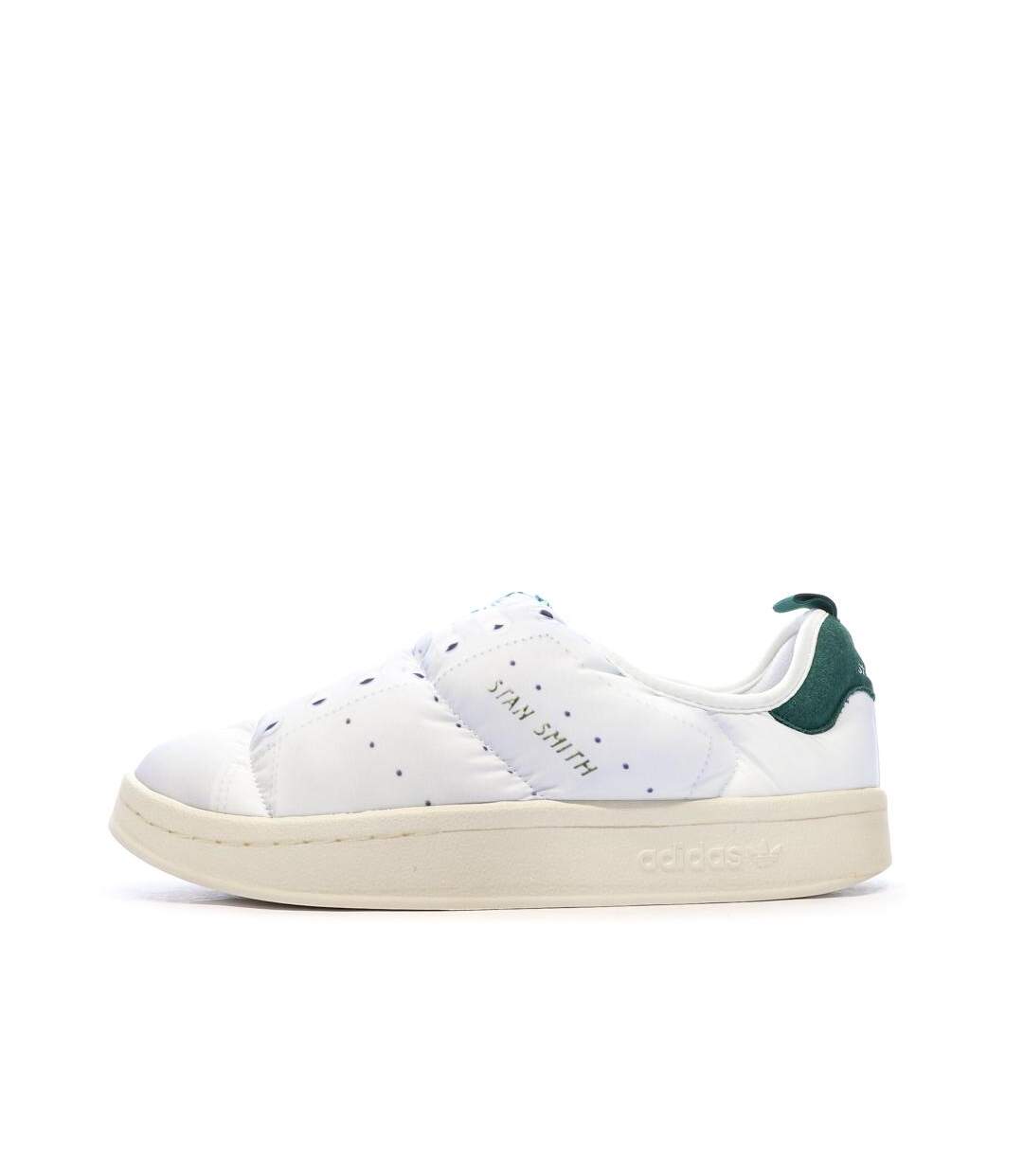 Baskets blanches stan smith homme adidas puffylette-1