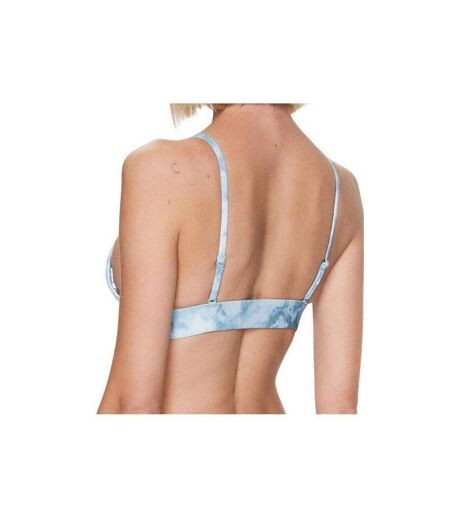 Haut De Maillot De Bain Motif/style Tie-dye Femme Bleu Calvin Klein