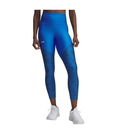 Legging Motif/style À Motifs Tech Femme Turquoise Under Armour
