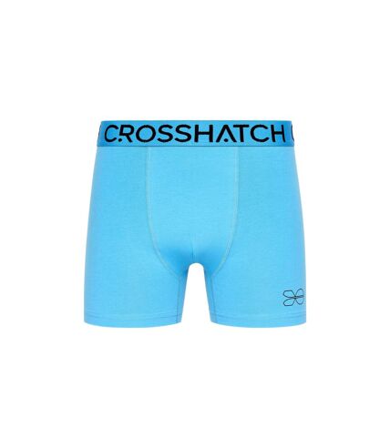 Boxers grimsby homme bleu / gris / noir Crosshatch