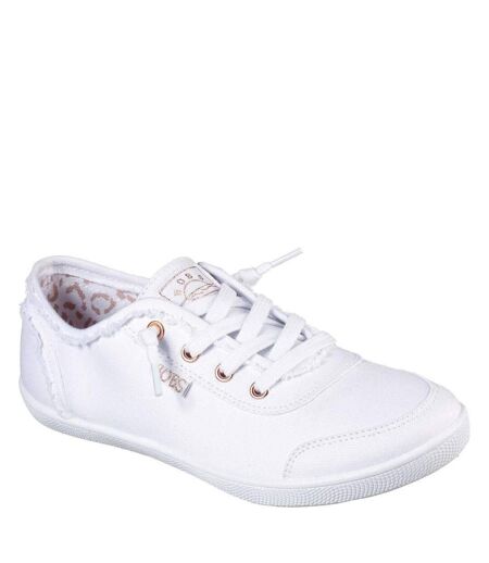Womens/ladies bobs b cute shoes white Skechers