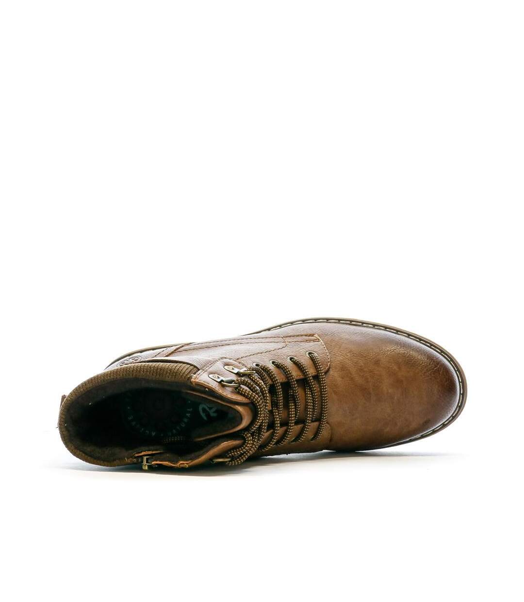 Bottines marron homme relife viparten-4