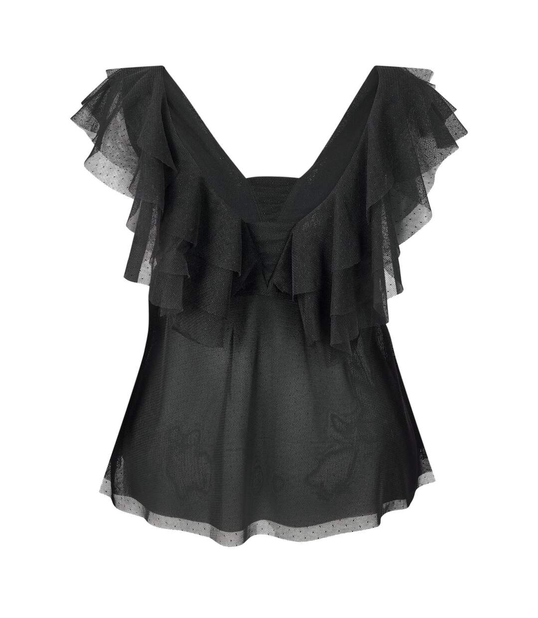 Blouse Manches Bouffantes Femme Noir Ted Baker-2