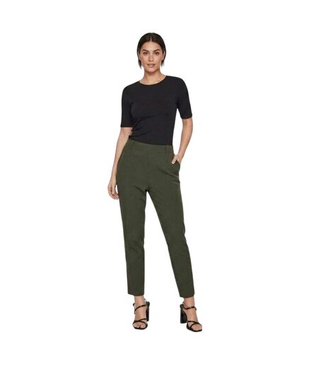Pantalon Vivarone Femme Vert Militaire Vila