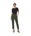 Pantalon Vivarone Femme Vert Militaire Vila-4