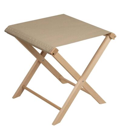 Tabouret pliant en hêtre et tissu Monte Carlo