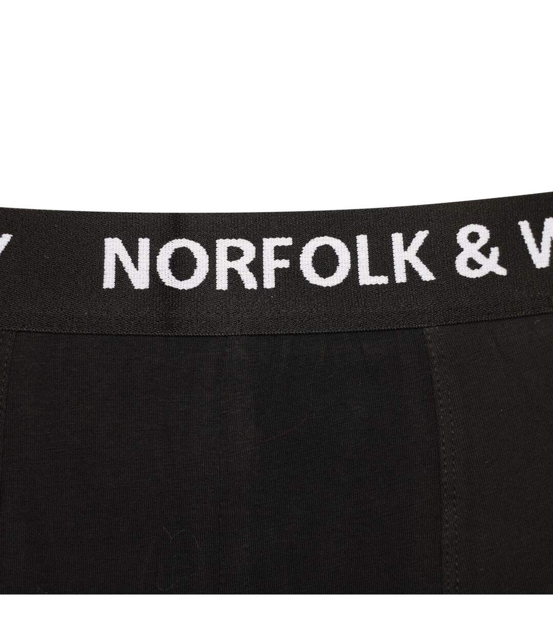 Boxers Homme Bleu Noir Rouge Bleu Roi Bordeaux Gris Foncé Norfolk & Way-2