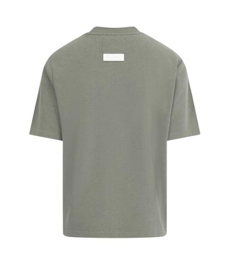Womens/ladies Oversized Boyfriend T-shirt Sage Blank Essentials
