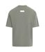 Womens/ladies Oversized Boyfriend T-shirt Sage Blank Essentials-2