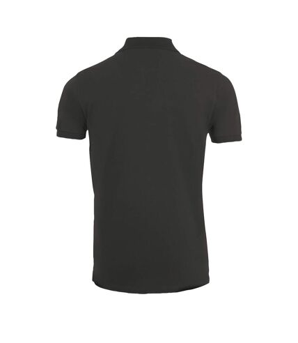 SOLS Mens Phoenix Short Sleeve Pique Polo Shirt (Charcoal Marl) - UTPC2782