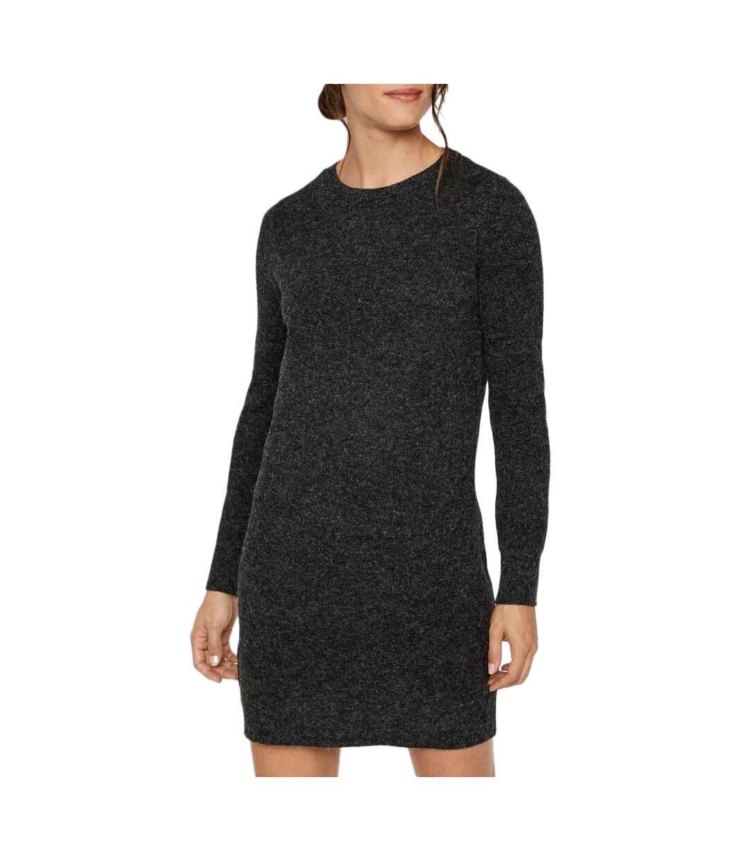 Robe noire femme vero moda 10215523-1