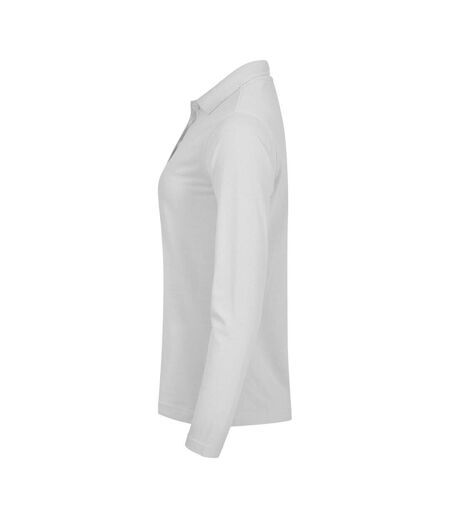 Polo Manches Longues Manhattan Femme Blanc Clique