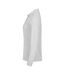Polo Manches Longues Manhattan Femme Blanc Clique-3