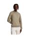 Mens embroidered crew neck sweater sage uniform Lyle & Scott