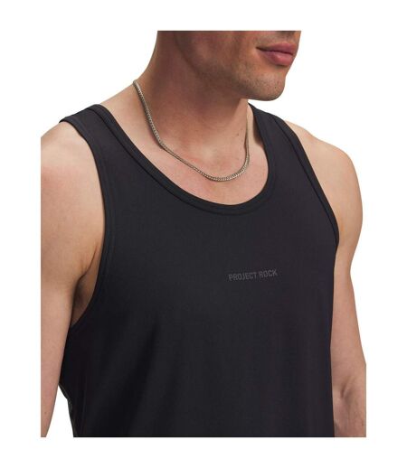 Mens Project Rock Tank Top Black Under Armour