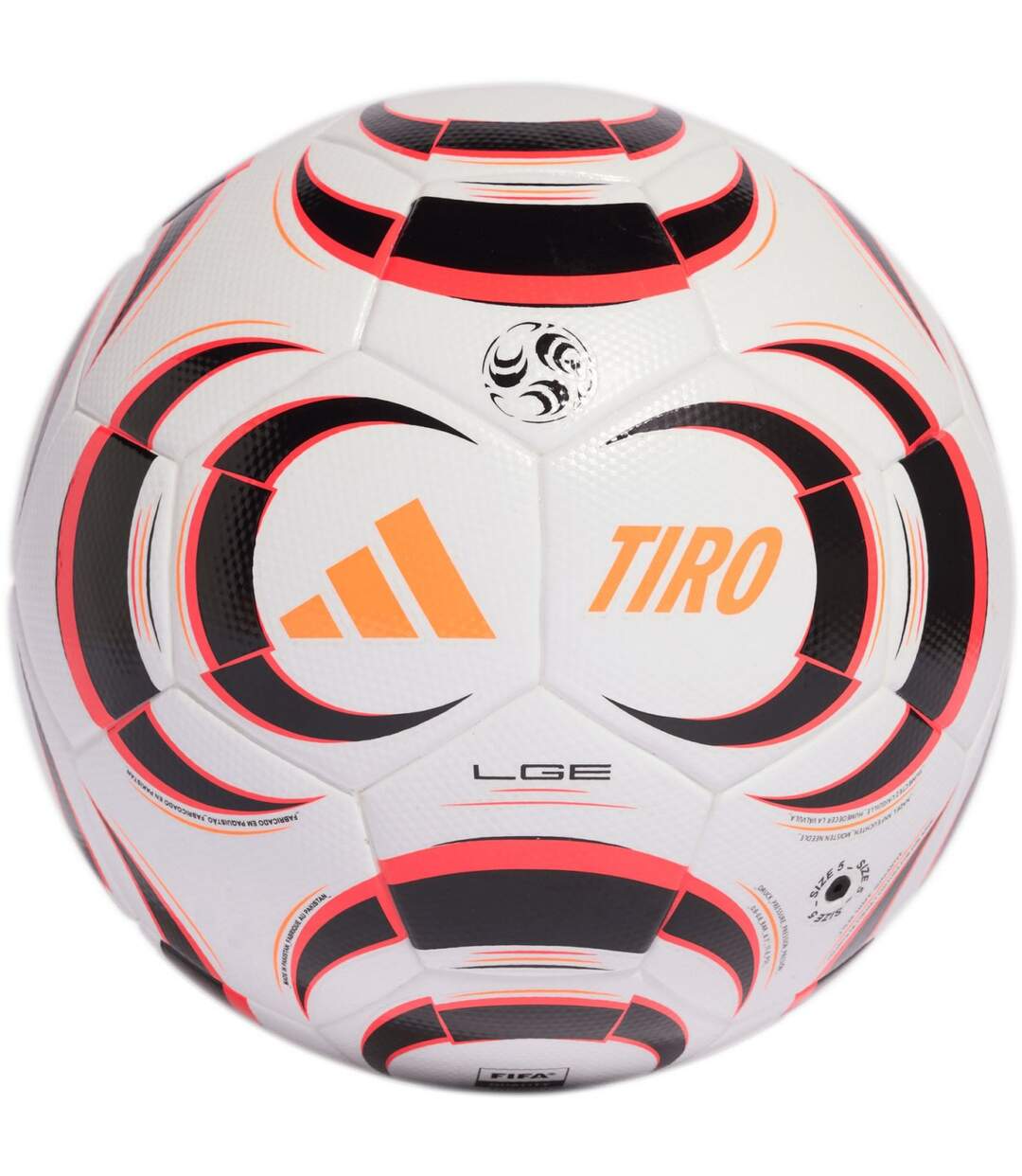 Ballon De Foot Motif/style Imprimé Tiro League Taille 5 Blanc Bleu Adidas-1