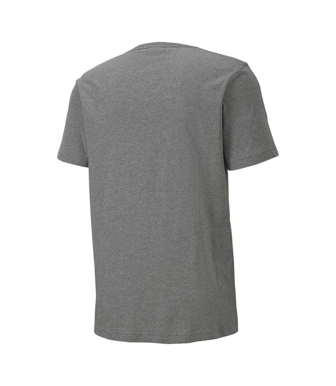 Mens Teamgoal 23 Casuals Cotton T-shirt Grey Puma-3