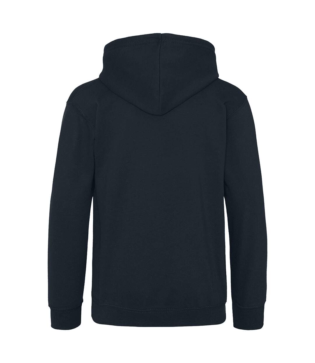 Awdis Mens Varsity Hooded Sweatshirt / Hoodie / Zoodie (New French Navy/Fire Red)