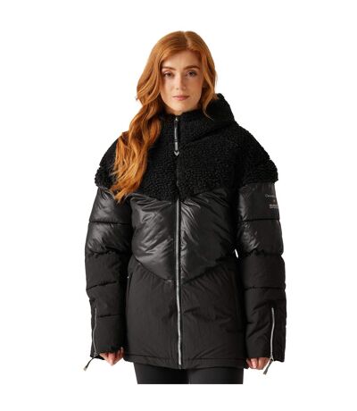 Womens/ladies Christian Lacroix Sete Baffled Padded Jacket Black Regatta