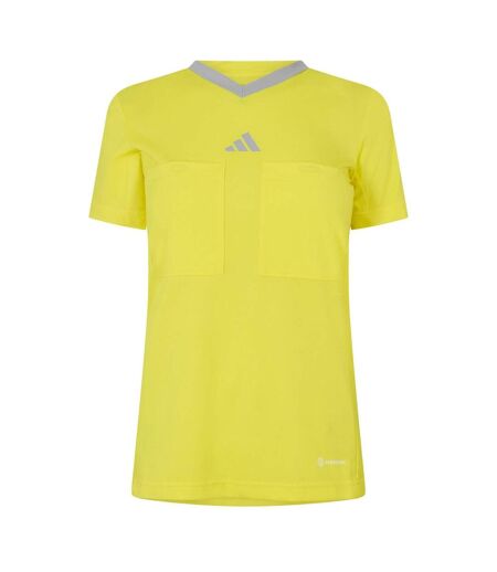 Maillot D´arbitre Manches Courtes Femme Jaune Vif Adidas