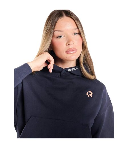 Sweat À Capuche Sport Femme Bleu Red Run