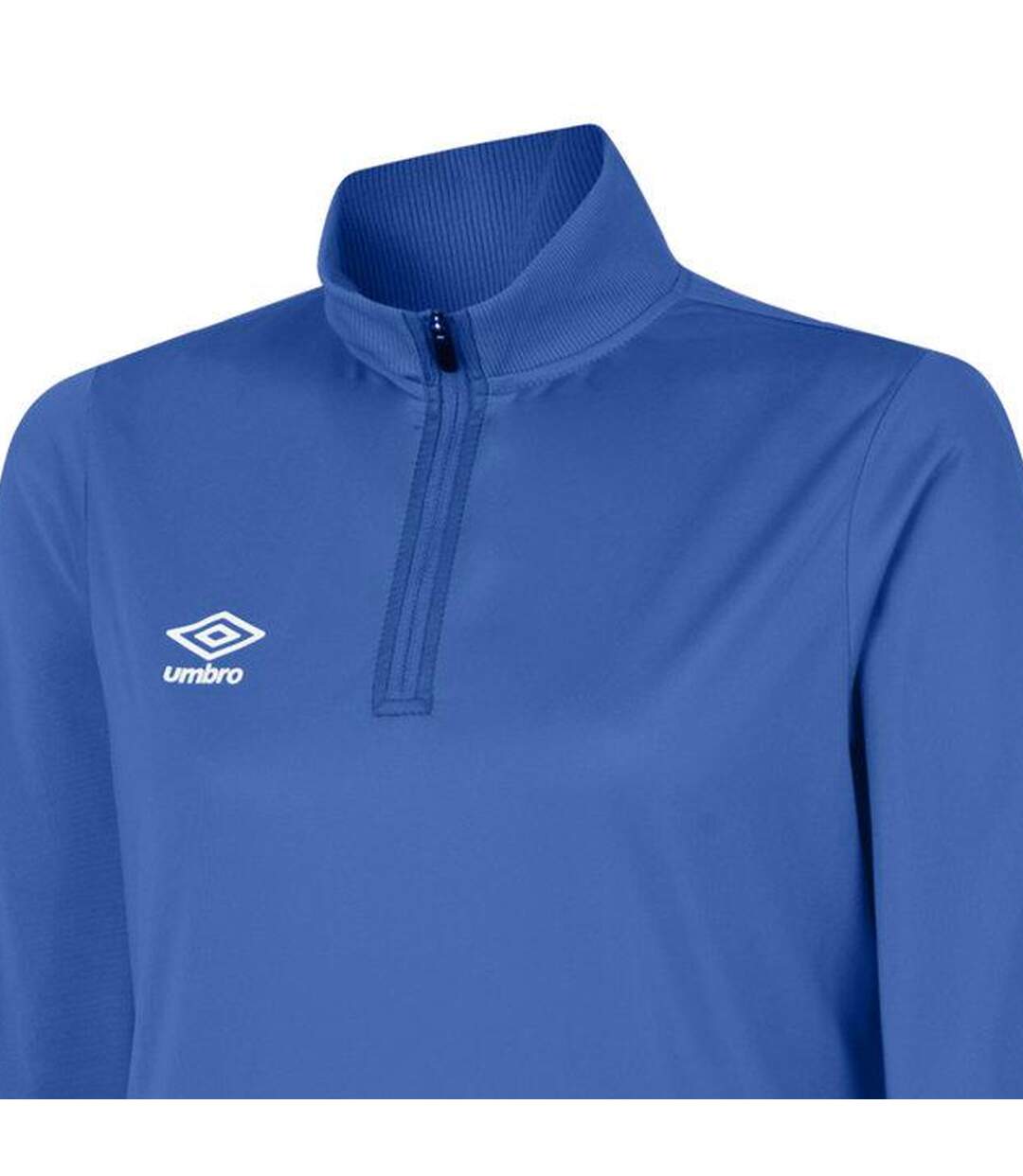 Womens/ladies Club Essential Half Zip Sweatshirt Royal Blue Umbro-3