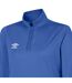 Womens/ladies Club Essential Half Zip Sweatshirt Royal Blue Umbro-3