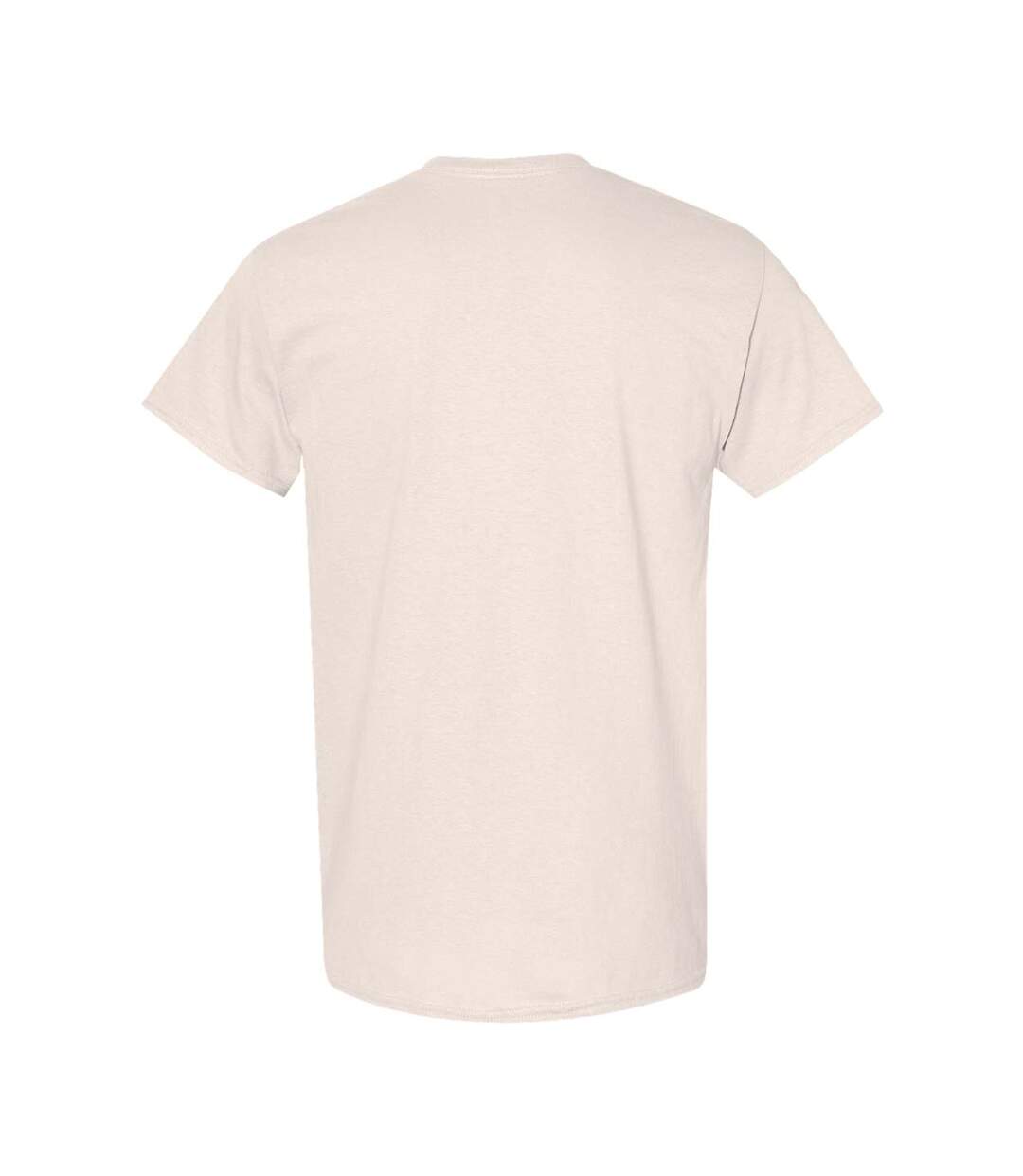 Pack Of 5  Mens Heavy Cotton Short Sleeve T-shirt  Natural Gildan-2