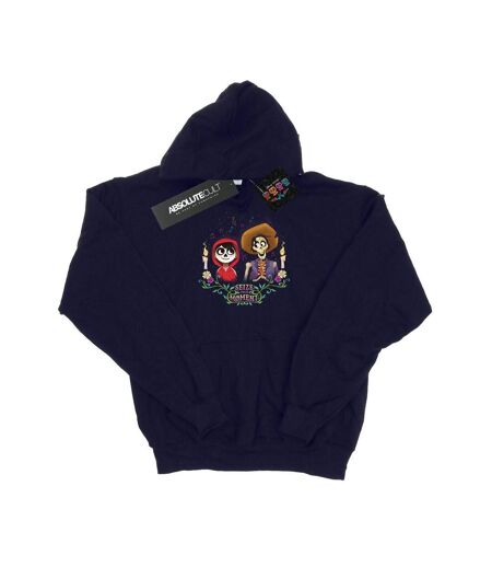 Disney - Sweat à capuche COCO MIGUEL AND HECTOR - Femme (Bleu marine) - UTBI2564