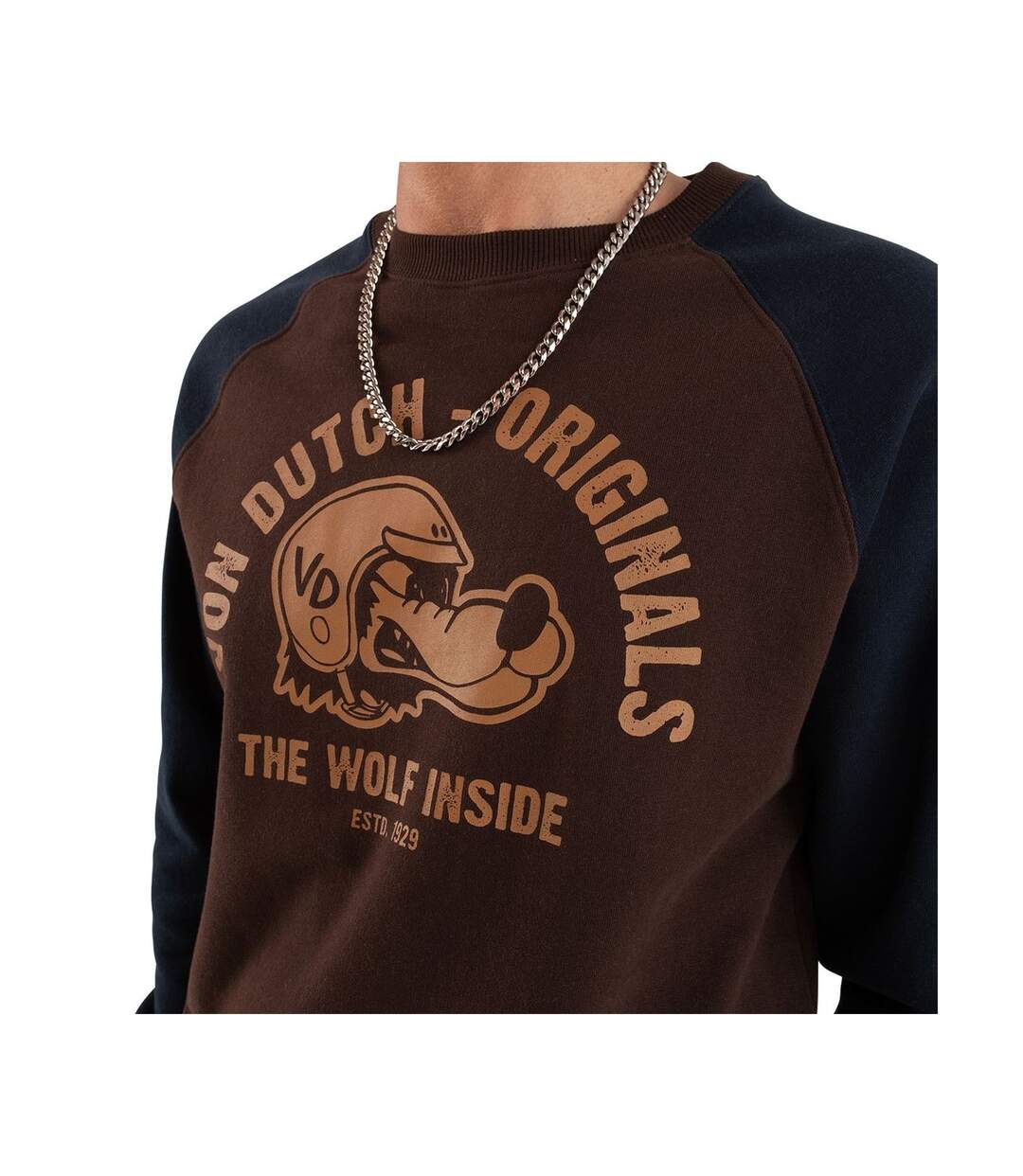 Sweat Col Rond homme en coton Doggy Vondutch