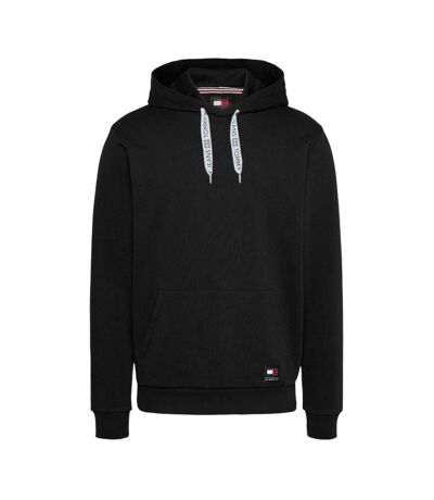 Sweat à capuche noir homme tommy hilfiger taping - s