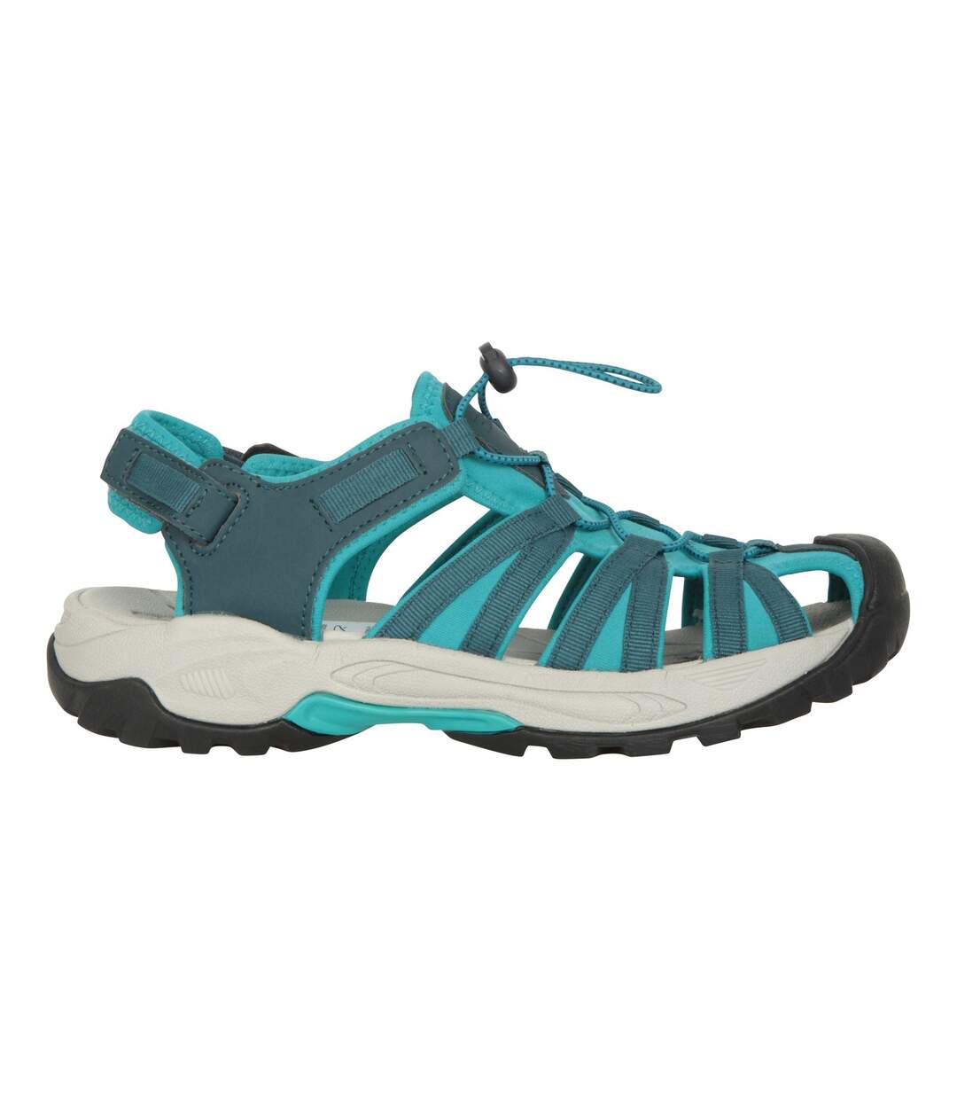 Womens/ladies seaside drainage sandals teal Mountain Warehouse-4