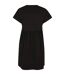 Robe T-shirt Empire Valance Femme Noir Urban Classics-3