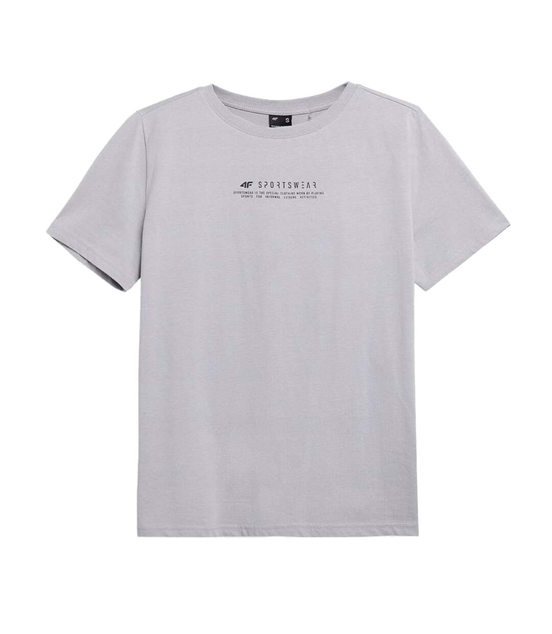 T-shirt H4z22tsd01927s Femme Gris 4F-2