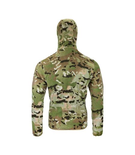 Sweat À Capuche Motif/style Camouflage Homme Kaki Viper