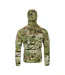 Sweat À Capuche Motif/style Camouflage Homme Kaki Viper-2