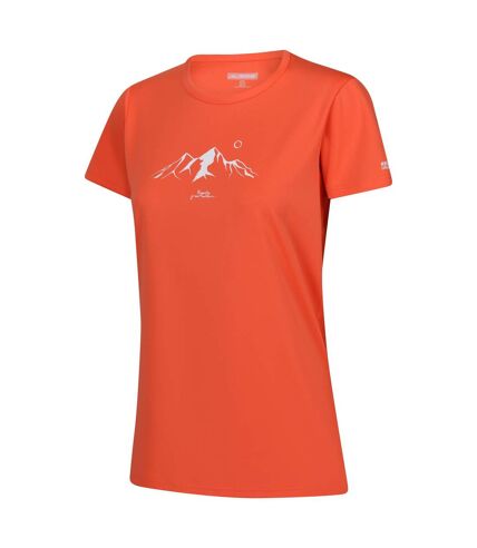 Regatta - T-shirt FINGAL - Femme (Mandarine) - UTRG9714