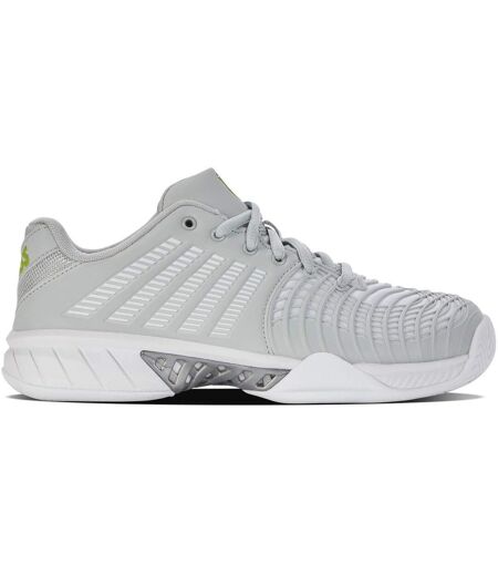 Womens/ladies Express Light 3 Tennis Shoes Gray Dawn White Green K-Swiss