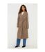 Dorothy Perkins Womens/Ladies Wrap Tall Long Coat (Mink)
